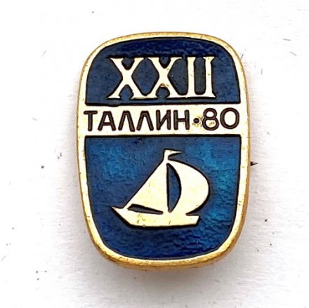 Значок. Спорт 1980 СССР Олимпиада-80. Парусный спорт