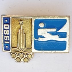 Значок. Олимпиада 1980. Москва. Парусный спорт