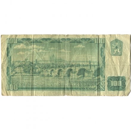 Чехословакия 100 крон 1961 год - F