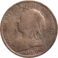 Великобритания 1/2 пенни 1897 год