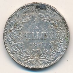 ЮАР 1 шиллинг 1897 год