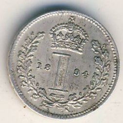 Великобритания 1 пенни 1894 год