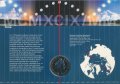 Великобритания 5 фунтов 2000 год - Миллениум (в конверте, с маркой)