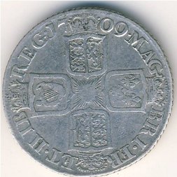 Великобритания 1 шиллинг 1709 год