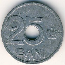 Румыния 25 бани 1921 год