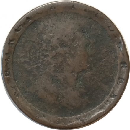Великобритания 1 пенни 1797 год Георг III