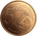 Италия 5 евроцентов 2017 год