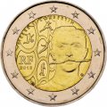 Франция 2 евро 2013 год - 150 лет со дня рождения Пьера де Кубертена