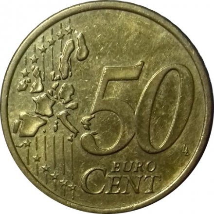 Финляндия 50 евроцентов 2006 год - Герб Финляндии