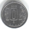 Мексика 10 сентаво 2012 год