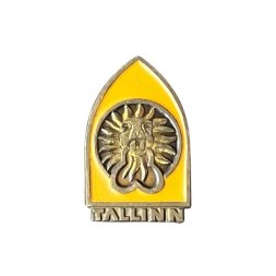 Значок Эстония. Таллин (Tallinn). Лев