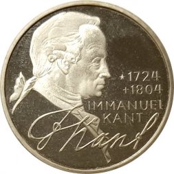 ФРГ 5 марок 1974 год - 250 лет со дня рождения Иммануила Канта (proof)