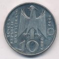 Германия 10 евро 2014 год - 300 лет изобретению шкалы Фаренгейта