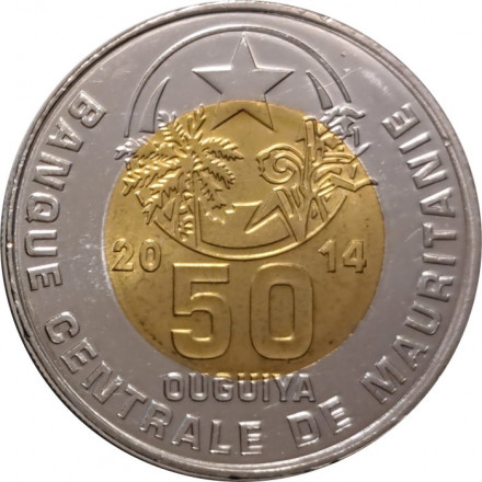 Мавритания 50 угий 2014 год