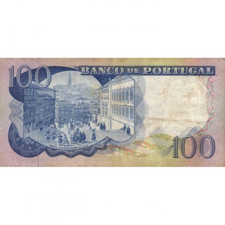 Португалия 100 эскудо 1965 год - Камило Каштелу-Бранку - тип 1 - F
