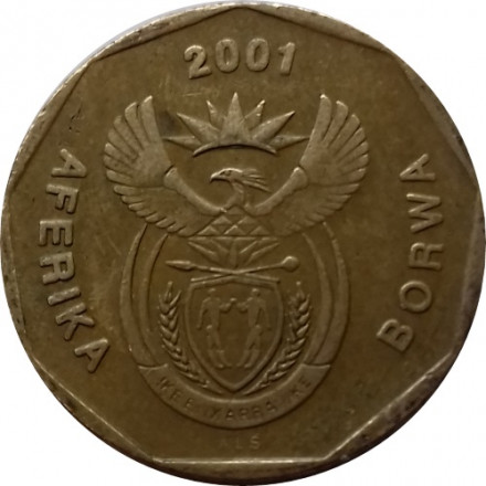 ЮАР 20 центов 2001 год