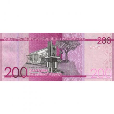 Доминикана 200 песо 2017 год - Сестры Мирабель UNC