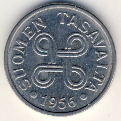Финляндия 5 марок 1956 год
