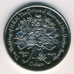 Фолклендские острова 1 крона 2005 год