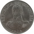 Колумбия 1 песо 1976 год