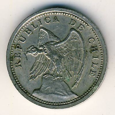 Чили 10 сентаво 1937 год