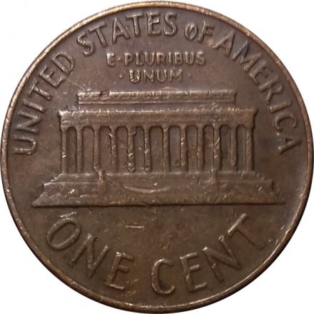 США 1 цент 1962 год - Авраам Линкольн (без отметки МД)