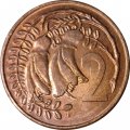 Новая Зеландия 2 цента 1982 год - Цветки куаваи