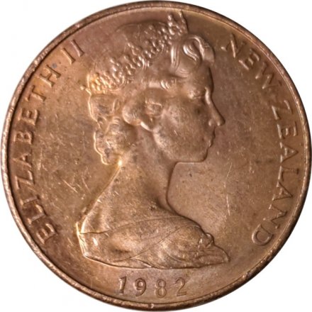 Новая Зеландия 2 цента 1982 год - Цветки куаваи