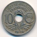 Франция 10 сантимов 1928 год