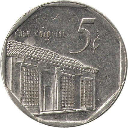 Куба 5 сентаво 1998 год