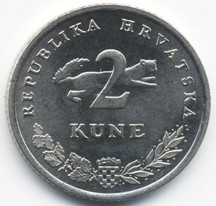 Хорватия 2 куны 2009 год - Тунец