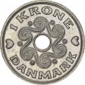 Дания 1 крона 2000 год