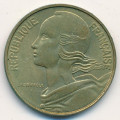 Франция 20 сантимов 1973 год