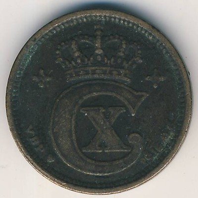 Дания 2 эре 1916 год
