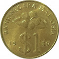 Малайзия 1 ринггит 1989 год