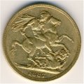 Австралия 1 соверен 1887 год