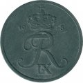 Дания 1 эре 1958 год -  Король Фредерик IX