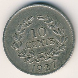 Саравак 10 центов 1927 год