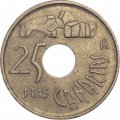Испания 25 песет 1994 год - Канарские острова