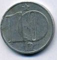 Чехословакия 10 гелеров 1974 год