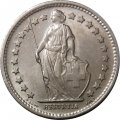 Швейцария 1/2 франка 1970 год