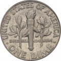 США 1 дайм (10 центов) 1998 год - Франклин Рузвельт (D)