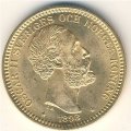 Швеция 20 крон 1898 год