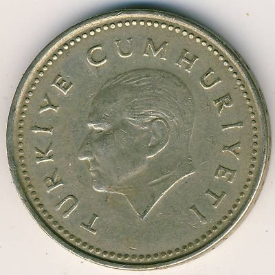 Турция 2500 лир 1991 год