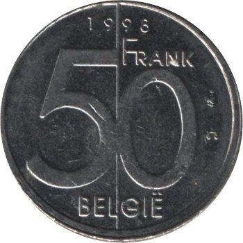 Бельгия 50 франков 1998 год - Король Альберт II (BELGIE)