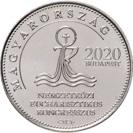 Венгрия 50 форинтов 2021 год - 52-ой Евхаристический Конгресс