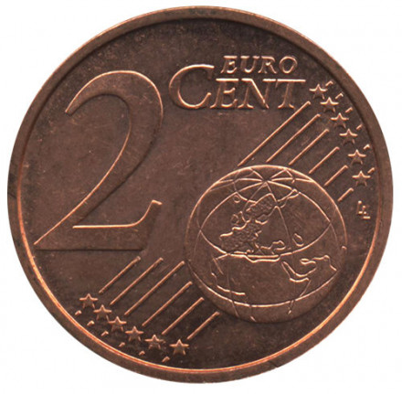 Германия 2 евроцента 2003 год (J)