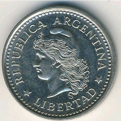 Аргентина 20 сентаво 1960 год