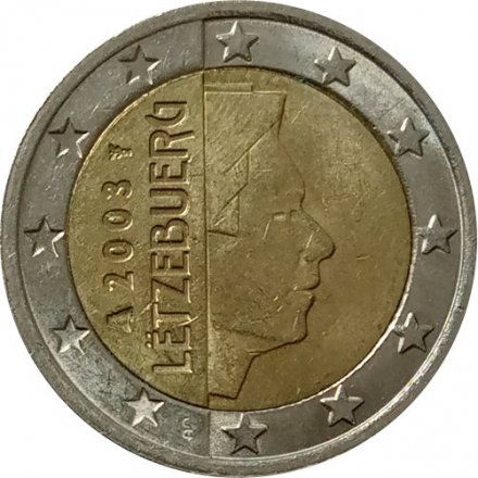 Люксембург 2 евро 2003 год
