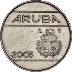 Аруба 10 центов 2005 год